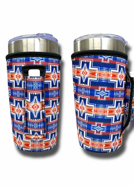 Ranch Aztec 20oz Large Coffee / Tea / Tumbler Handler™ - Drink Handlers