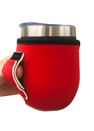 Red 12oz Wine Tumbler Handler™ - Drink Handlers