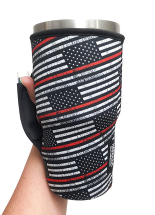 Red Line 30oz Tumbler Handler™ - Drink Handlers