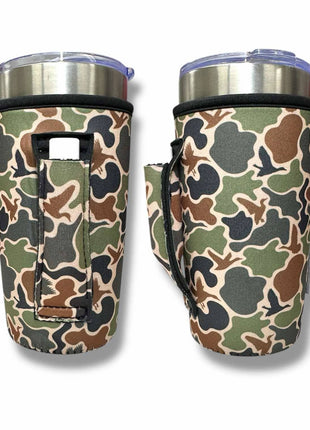 Retro Waterfowl 20oz Large Coffee / Tea / Tumbler Handler™ - Drink Handlers