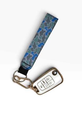 Salt Water Camo Wristlet Keychain - Drink Handlers