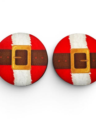 Santa Neoprene Car Coasters - Drink Handlers