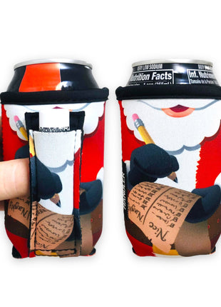 Santa's List 12oz Regular Can Handler™ - Drink Handlers