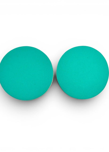 Sea Foam Green Neoprene Car Coasters - Drink Handlers