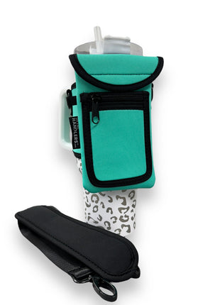 Sea Foam Green Wrap Around Drink Pocket *PREORDER* - Drink Handlers