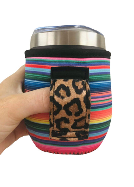 Serape with Leopard 12oz Wine Tumbler Handler™ - Drink Handlers