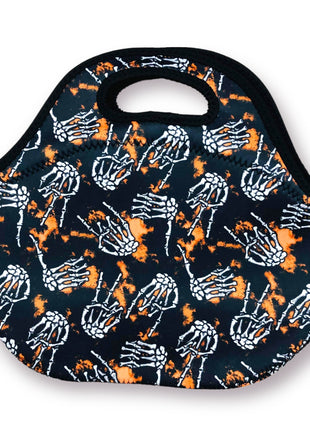 Skeleton Hands Lunch Bag Tote - Drink Handlers
