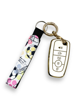 Soccer Wristlet Keychain - Drink Handlers