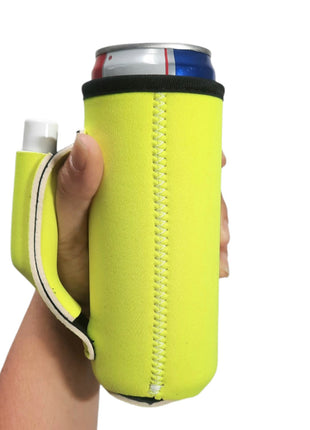 Safety Yellow 12oz Slim Can Handler™