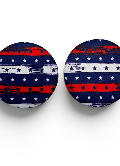 Stars & Stripes Neoprene Car Coasters - Drink Handlers