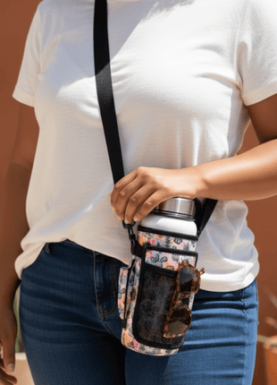 Summer Cactus 30 - 40oz Tumbler Handler™ With Carrying Strap - Drink Handlers