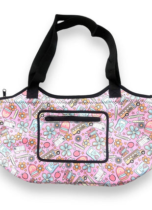 Teacher Back To School Neoprene Tote - Drink Handlers