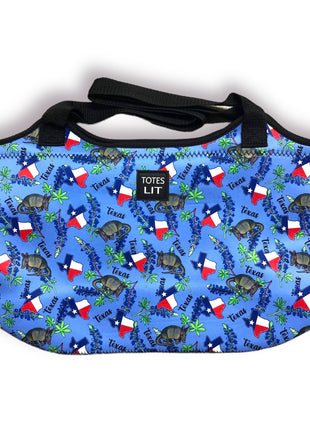 Texas Blue Bonnets Neoprene Tote - Drink Handlers