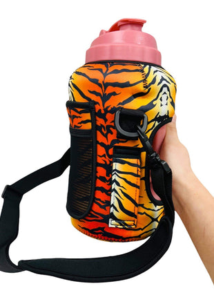 Tiger Stripes 1/2 Gallon Jug Carrying Handler™ - Drink Handlers