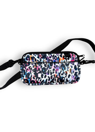 Watercolor Leopard Cross Body Purse - Drink Handlers