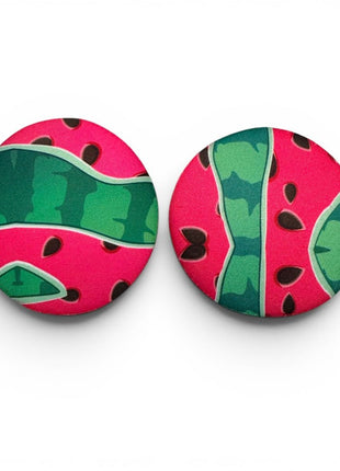 Watermelon Neoprene Car Coasters - Drink Handlers