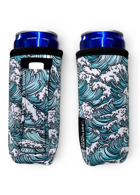 Waves 12 - 16oz Slim Can Handler™ - Drink Handlers