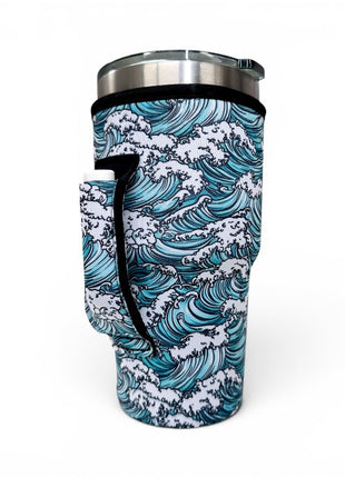 Waves 30oz Tumbler Handler™ - Drink Handlers