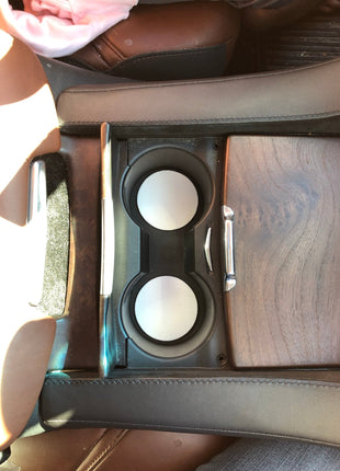 White Neoprene Car Coasters - Drink Handlers