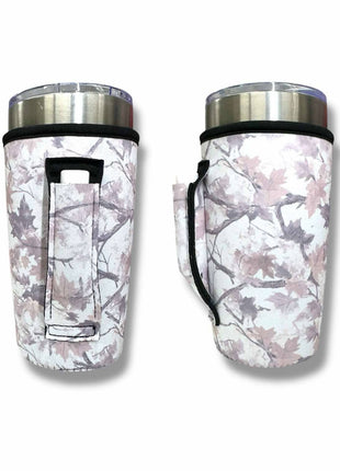 White Oak 20oz Large Coffee / Tea / Tumbler Handler™ - Drink Handlers