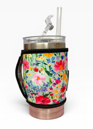 Wildflowers Small / Medium Bottomless Handler™ - Drink Handlers