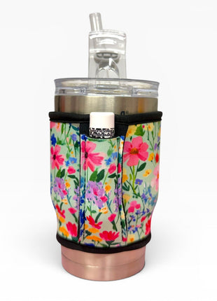 Wildflowers Small / Medium Bottomless Handler™ - Drink Handlers