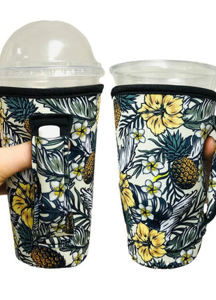 Yellow Isle 20oz Large Coffee / Tea / Tumbler Handler™ - Drink Handlers