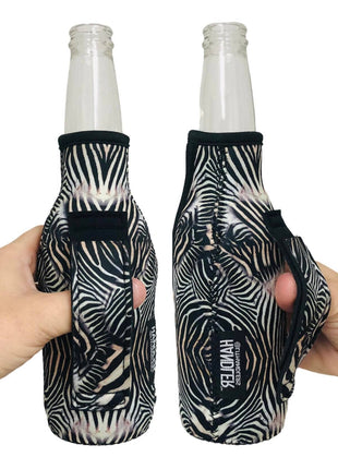 Zebra 12oz Bottleneck Handler™ - Drink Handlers