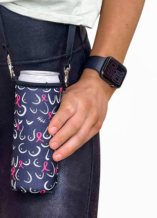 12oz Slim Can Cooler (no handle) W/ Carrying Strap - Drink Handlers