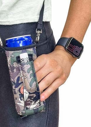 12oz Slim Can Handler™ W/ Strap - Drink Handlers