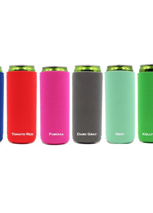 12oz Slim/Skinny Neoprene Collapsible Energy Drink Can Sleeve - Drink Handlers