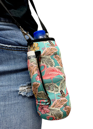 16oz Water Bottle Handler W/ Carrying Strap - Drink Handlers