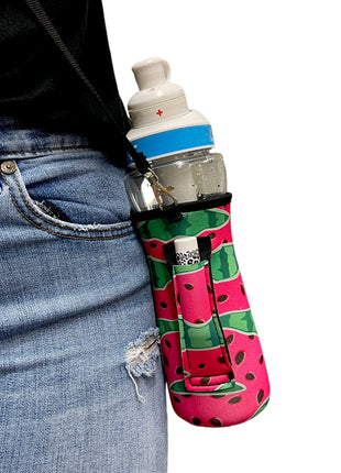 16oz Water Bottle Handler W/ Carrying Strap - Drink Handlers