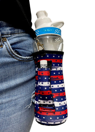 16oz Water Bottle Handler W/ Carrying Strap - Drink Handlers