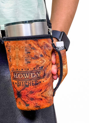 20oz Large Coffee Handler™ W/ Carrying Strap - Drink Handlers