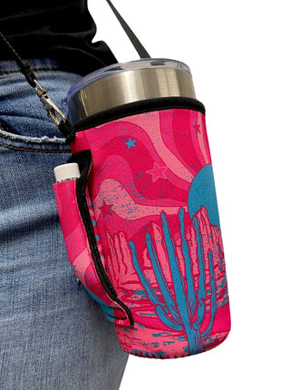 20oz Large Coffee Handler™ W/ Carrying Strap - Drink Handlers