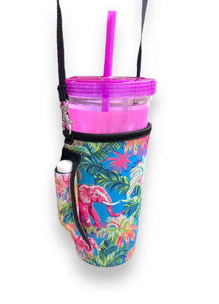 20oz Large Coffee Handler™ W/ Carrying Strap - Drink Handlers