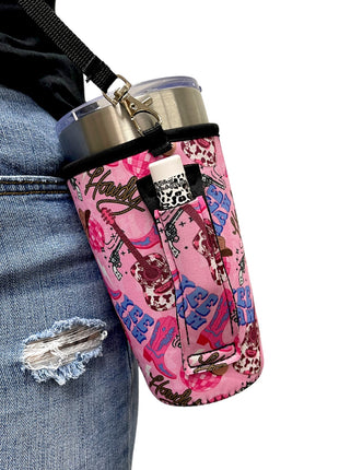 20oz Large Coffee Handler™ W/ Carrying Strap - Drink Handlers
