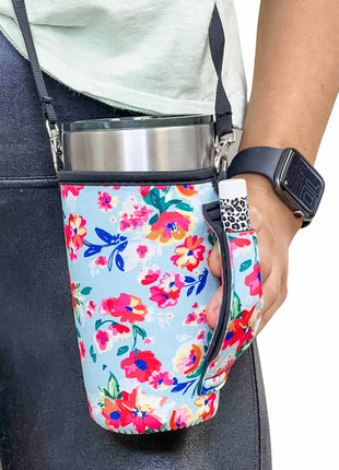 20oz Large Coffee Handler™ W/ Carrying Strap - Drink Handlers