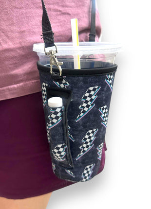 20oz Large Coffee Handler™ W/ Carrying Strap - Drink Handlers