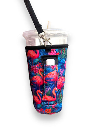 20oz Large Coffee Handler™ W/ Carrying Strap - Drink Handlers