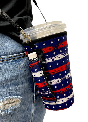 20oz Large Coffee Handler™ W/ Carrying Strap - Drink Handlers