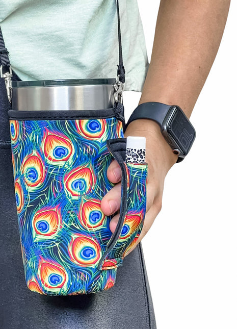 20oz Large Coffee Handler™ W/ Carrying Strap - Drink Handlers