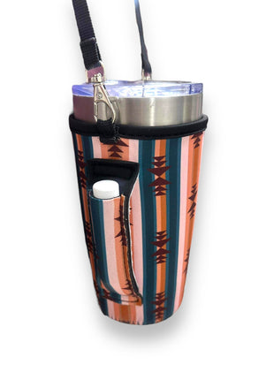 20oz Large Coffee Handler™ W/ Carrying Strap - Drink Handlers