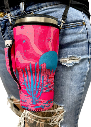 30oz Large Coffee Handler™ W/ Carrying Strap - Drink Handlers