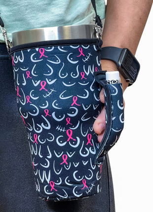 30oz Large Coffee Handler™ W/ Carrying Strap - Drink Handlers