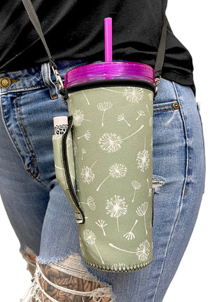 30oz Large Coffee Handler™ W/ Carrying Strap - Drink Handlers