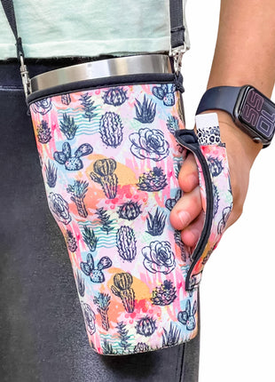 30oz Large Coffee Handler™ W/ Carrying Strap - Drink Handlers