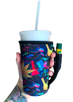 420 16oz PINT Glass / Medium Fountain Drinks and Tumbler Handlers™ - Drink Handlers