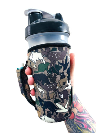 Animal Camo 20oz Large Coffee / Tea / Tumbler Handler™ - Drink Handlers
